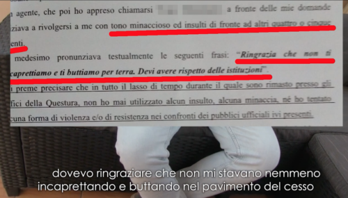 va a fare una denuncia di smarrimento del bancomat e viene tenuto 2 ore in questura insultato e umiliato