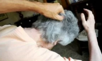 massacrata di botte dal figlio