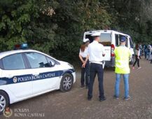 Ricerche polizia locale dell'uomo anziano scomparso a Villa Pamphili