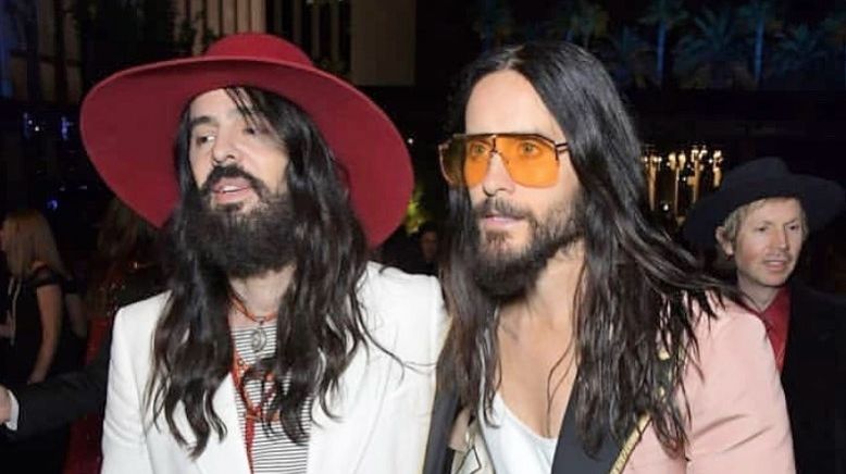 Alessandro Michele e Jared Leto