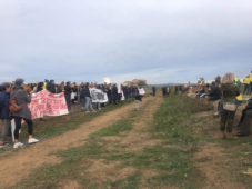 protesta contro il Biodigestore a Cesano