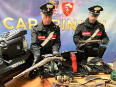 La refurtiva sequestrata dai Carabinieri