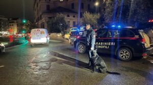 I Carabinieri durante i controlli a roma