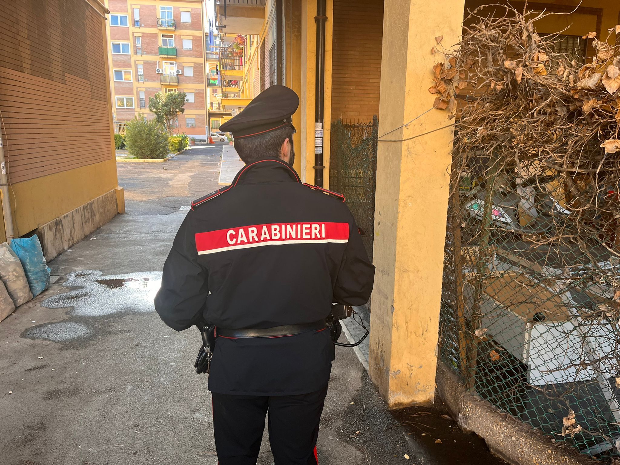 blitz carabinieri Ostia alle case popolari denominate "lotti"