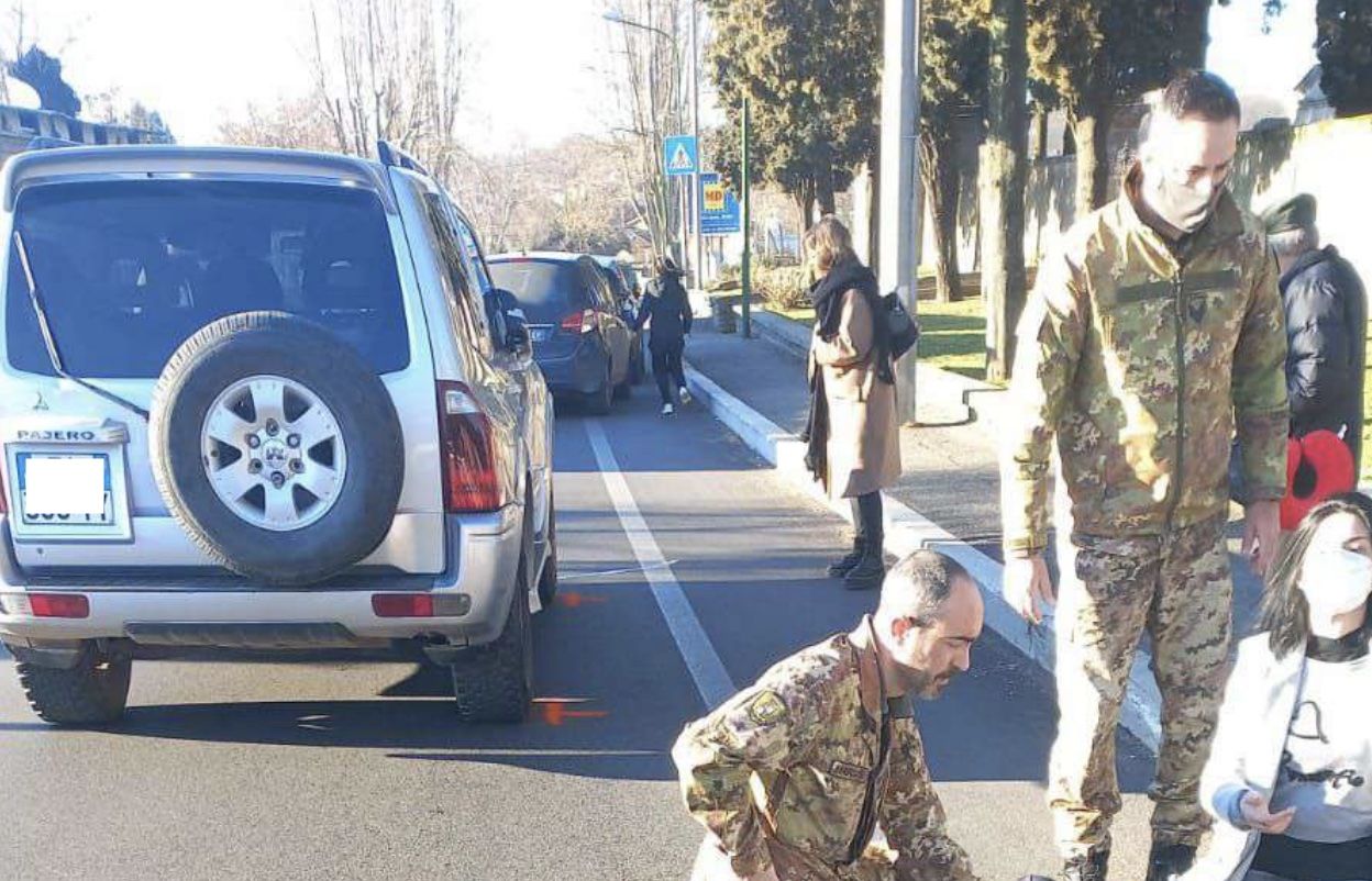 Anziana falciata da un'auto mentre stava andando al cimitero