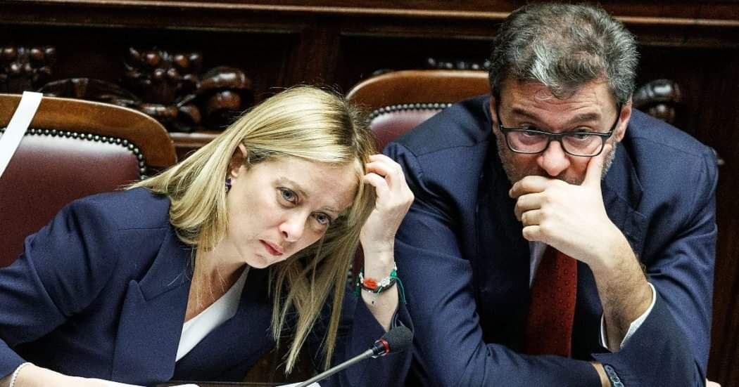 giorgia meloni e giancarlo giorgetti