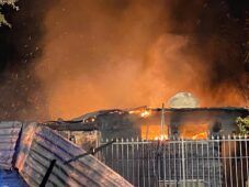 incendio Casina Villa Massimo