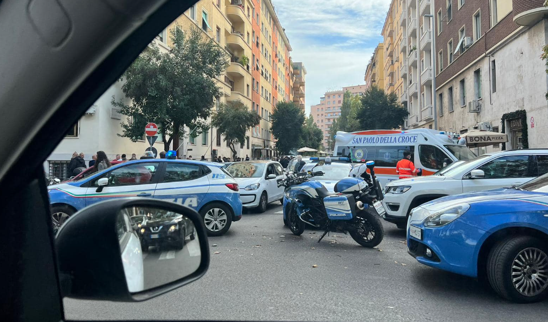 Polizia sul luogo dell'omicidio