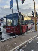 autobus atac contro palo acea battistini