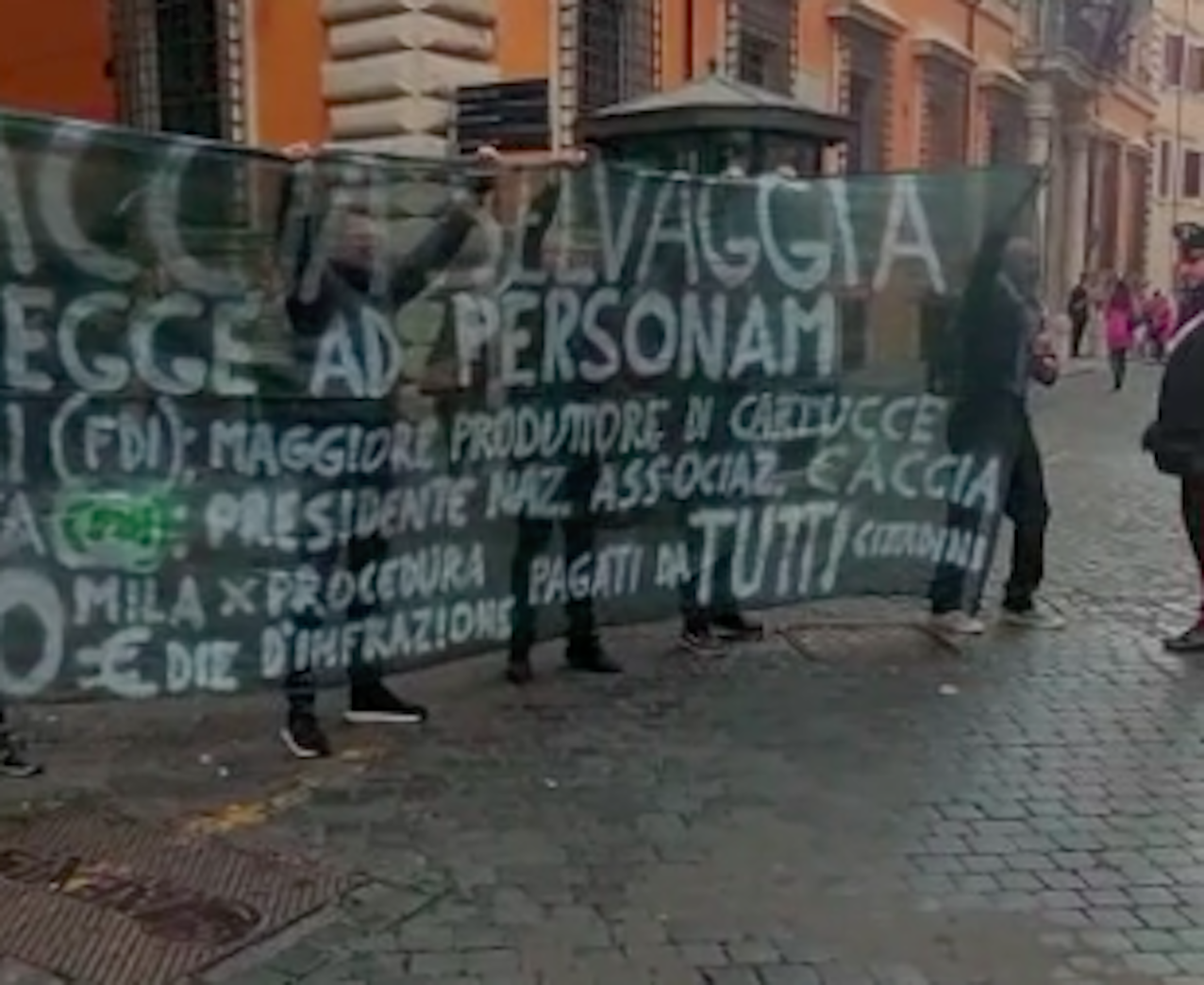 Animalisti protesta