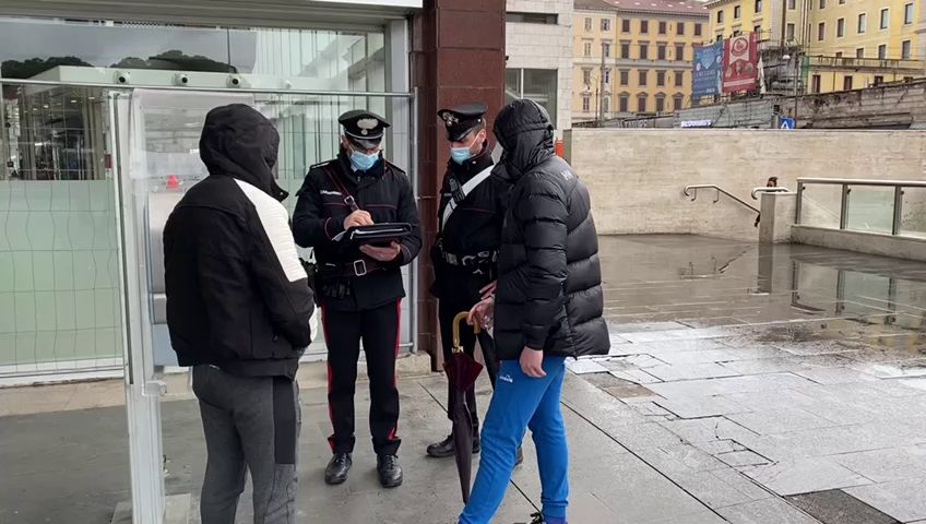 I controlli dei carabinieri