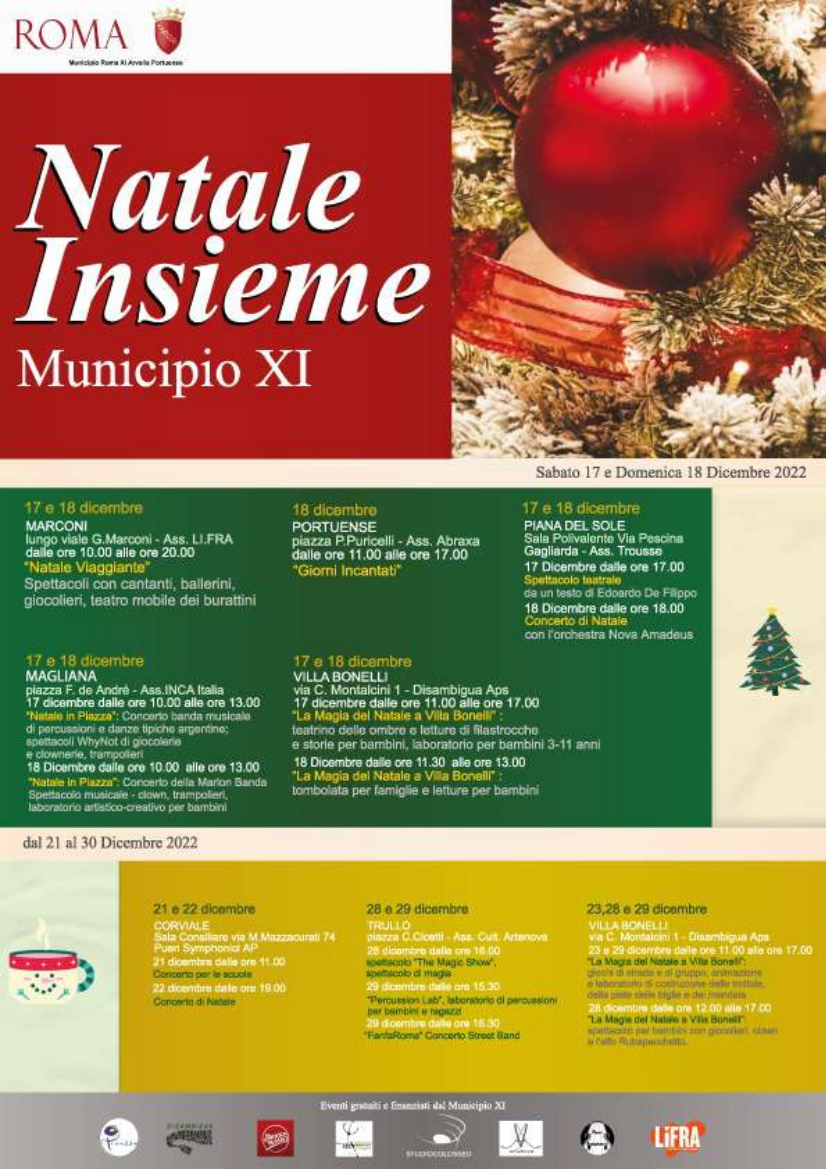 Cosa fare a Roma a Natale, la locandina ufficiale