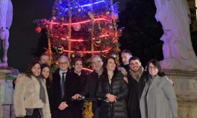 Roma, in Piazza del Campidoglio arriva 'Pedalotto': l'albero di Natale a pedali
