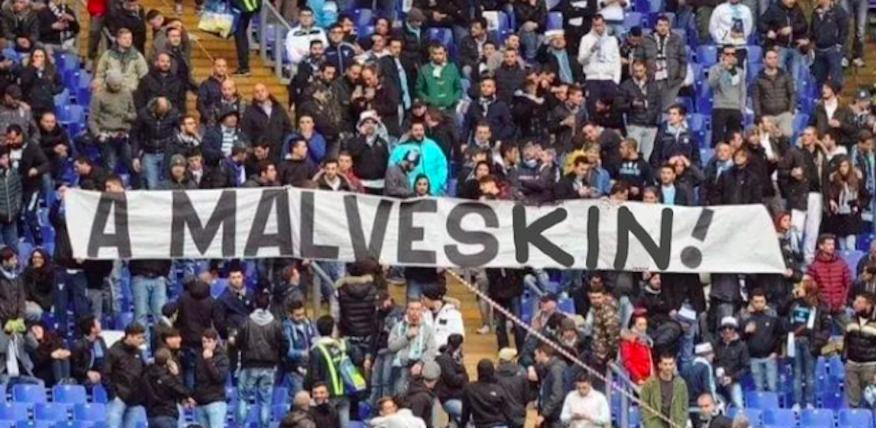 Ultras Lazio contro i Maneskin