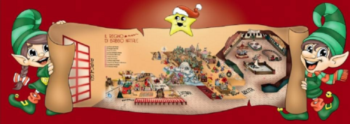 La mappa del Regno di Babbo Natale 