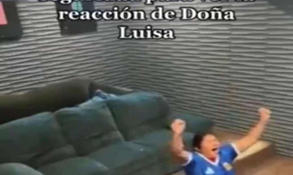 La tata esulta per la vittoria dei mondiali e il video diventa virale