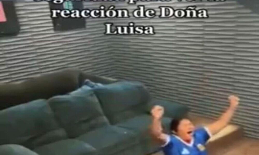 La tata esulta per la vittoria dei mondiali e il video diventa virale
