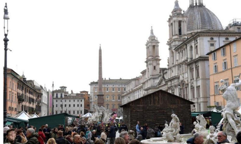 Befana piazza navona roma 2023