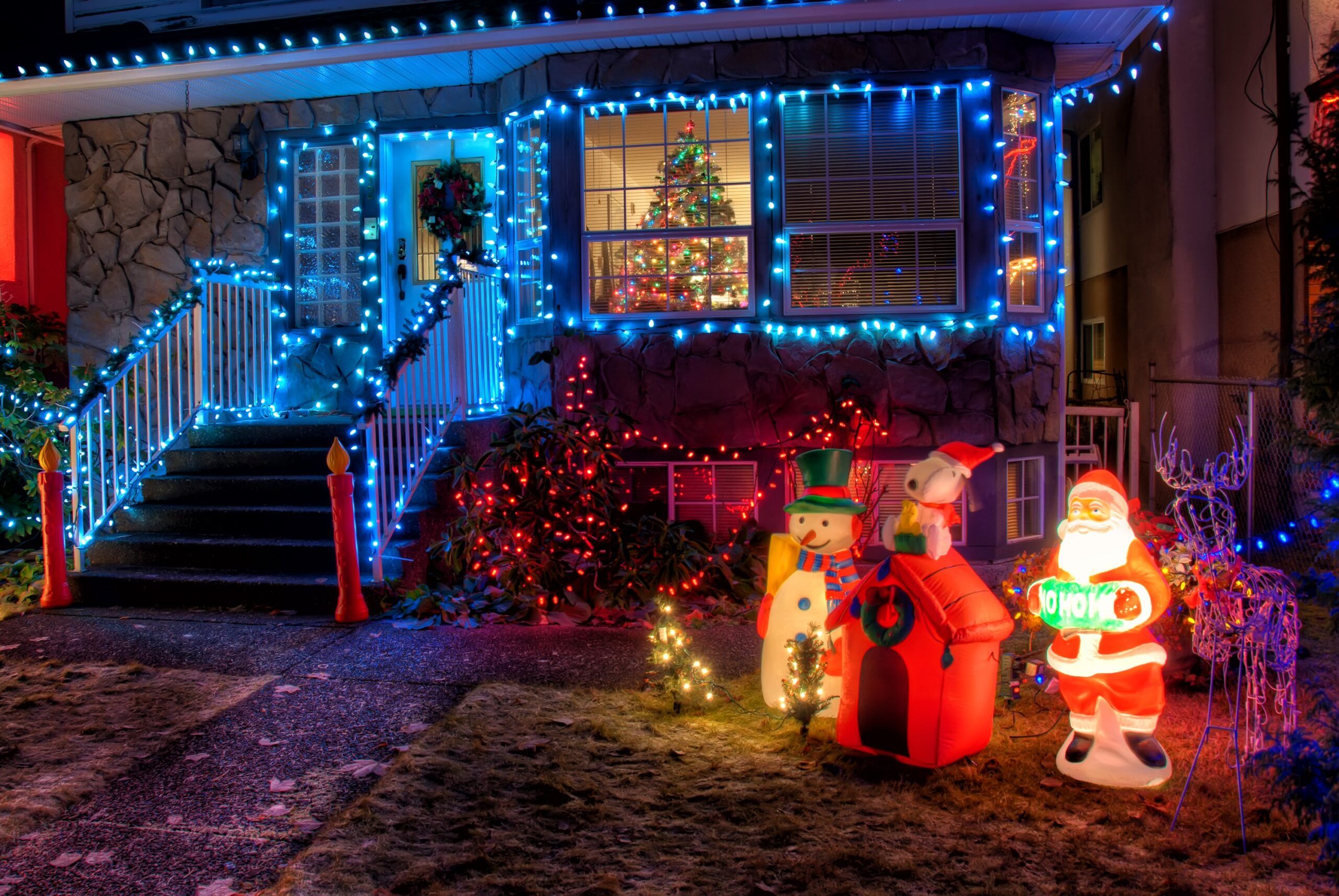 addobbi natalizi - casa addobbata per Natale