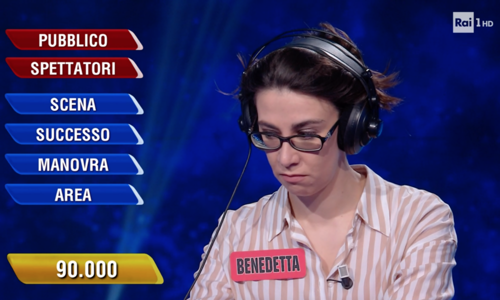 L'Eredità, chi è il campione di stasera montepremi e parola vincente della ghigliottina dell L'Eredità, chi è il campione di stasera montepremi e parola vincente della ghigliottina dell