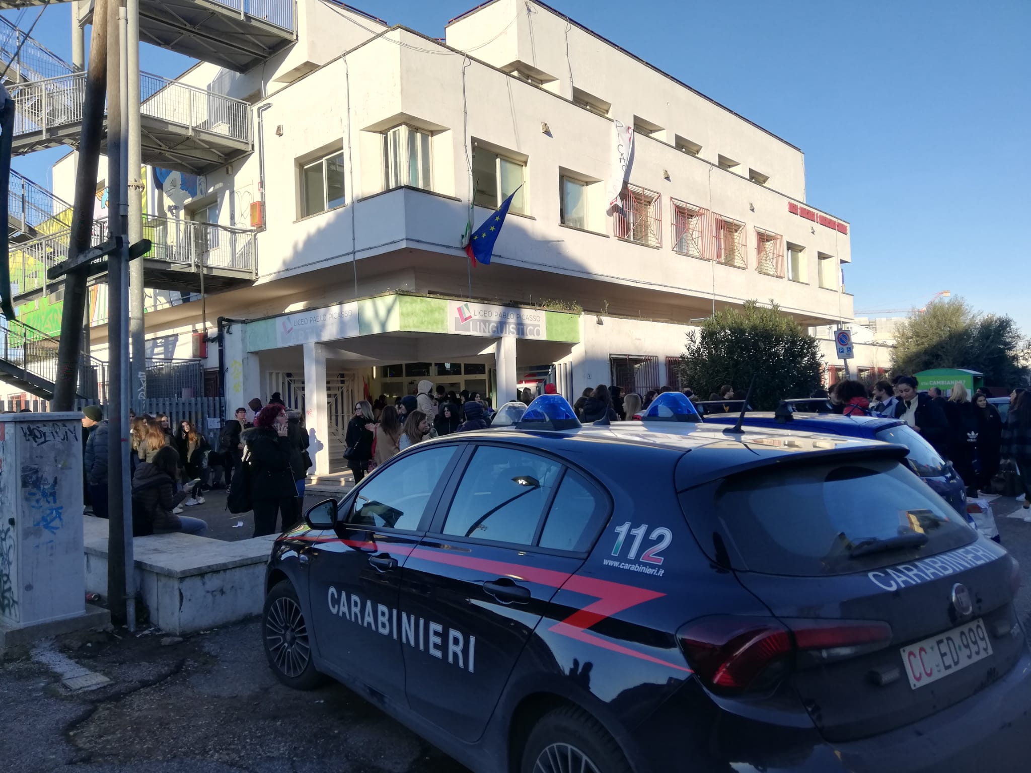 occupazione liceo Picasso Pomezia