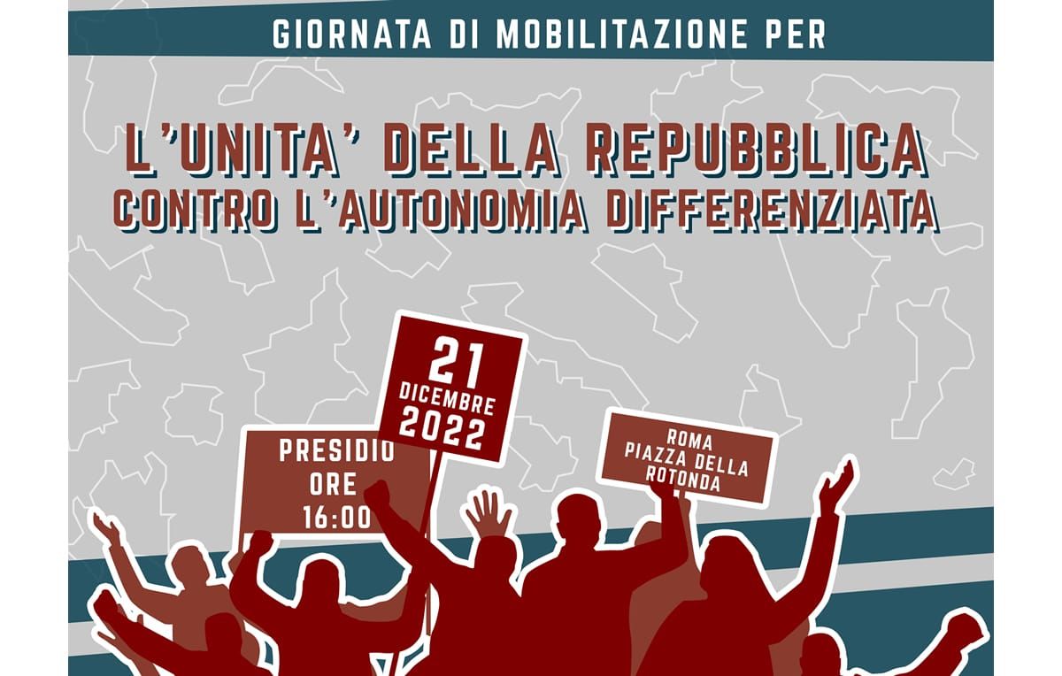 la locandina della mobilitazione di Non per noi ma per tutti e tutte