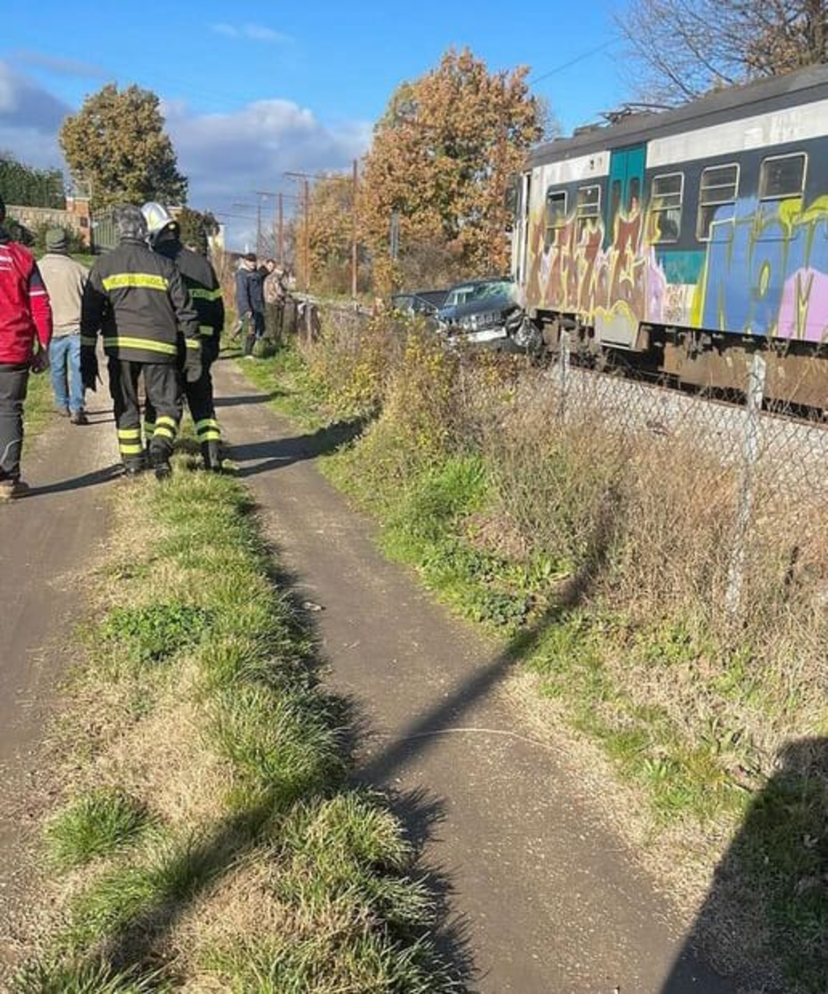 treno contro auto Vitorchiano