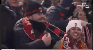 Giuseppe e Alessia insieme allo stadio San Siro per la partita Milan Roma