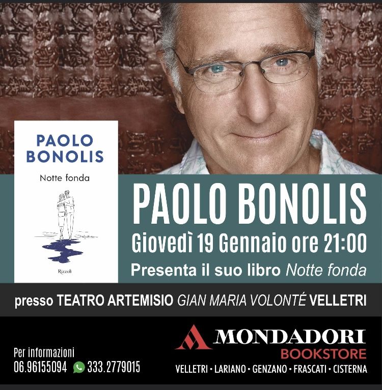 Locandina con eventi di Paolo Bonolis