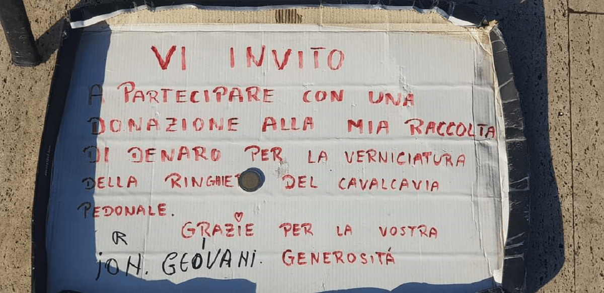 Il biglietto del signor Giovanni