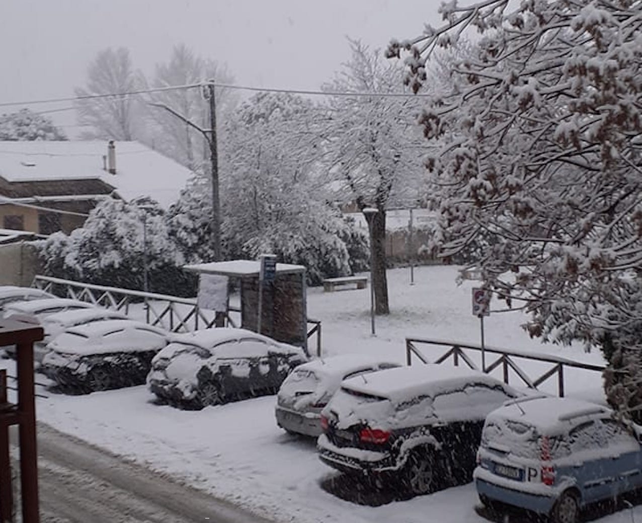 Neve a Roma per San Valentino