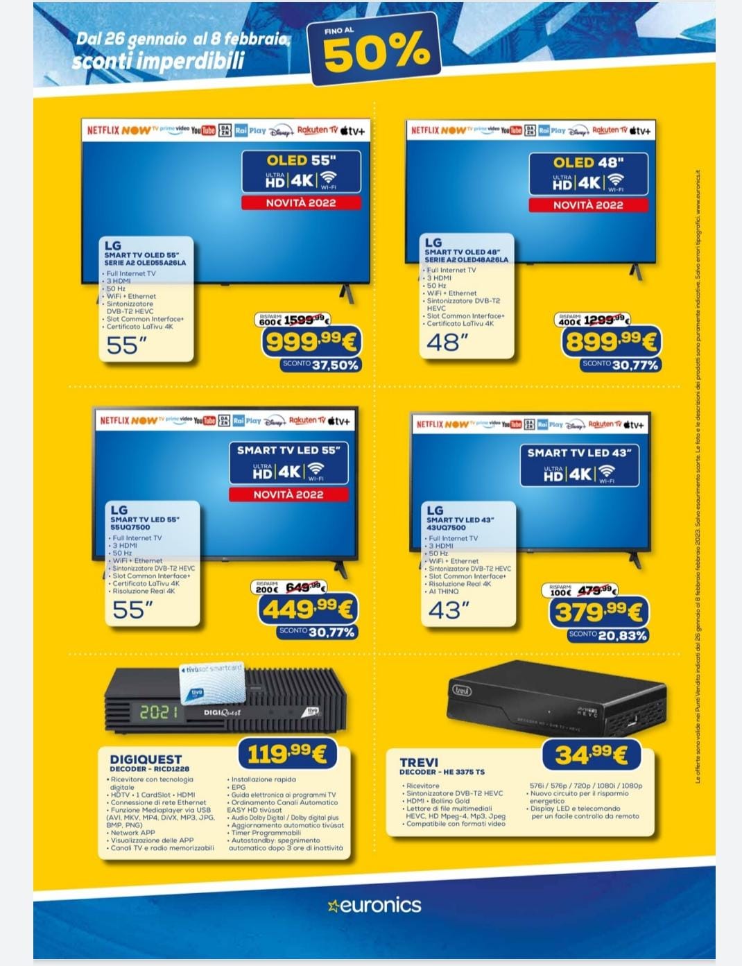 sconti ed offerte Euronics