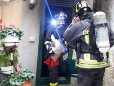 Tivoli, salvataggio Vigili del Fuoco