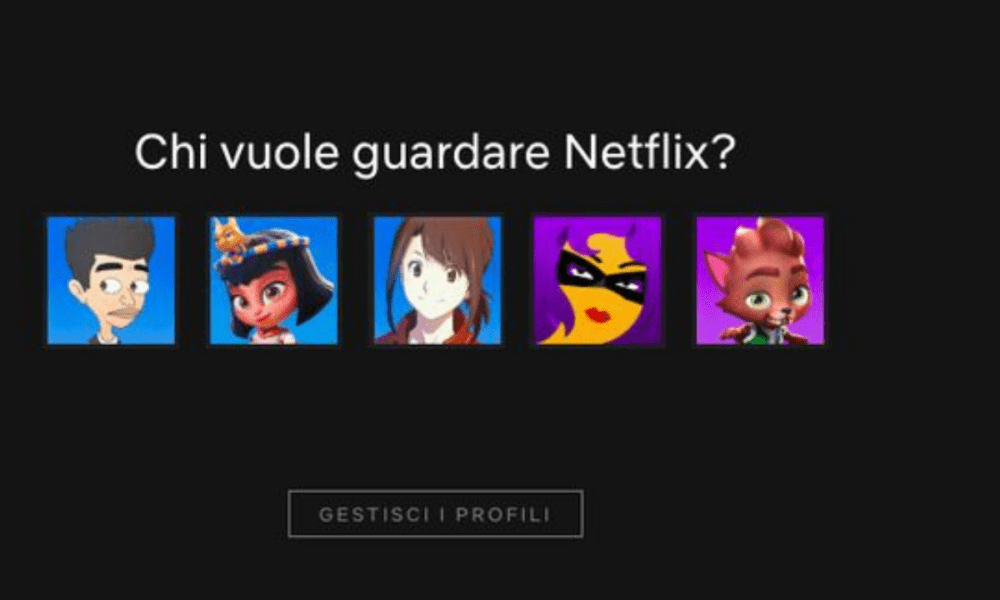 account condivisi netflix