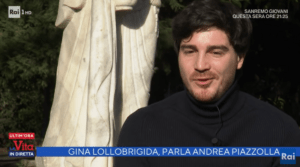 Andrea Piazzolla assistente di Gina Lollobrigida
