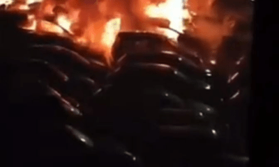 incendio auto autorimessa