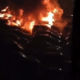 incendio auto autorimessa