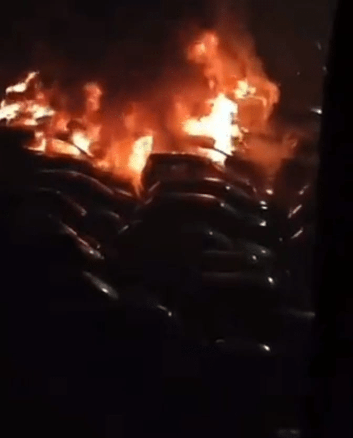 incendio auto autorimessa