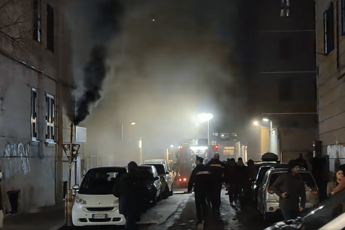 incendio viale marconi roma