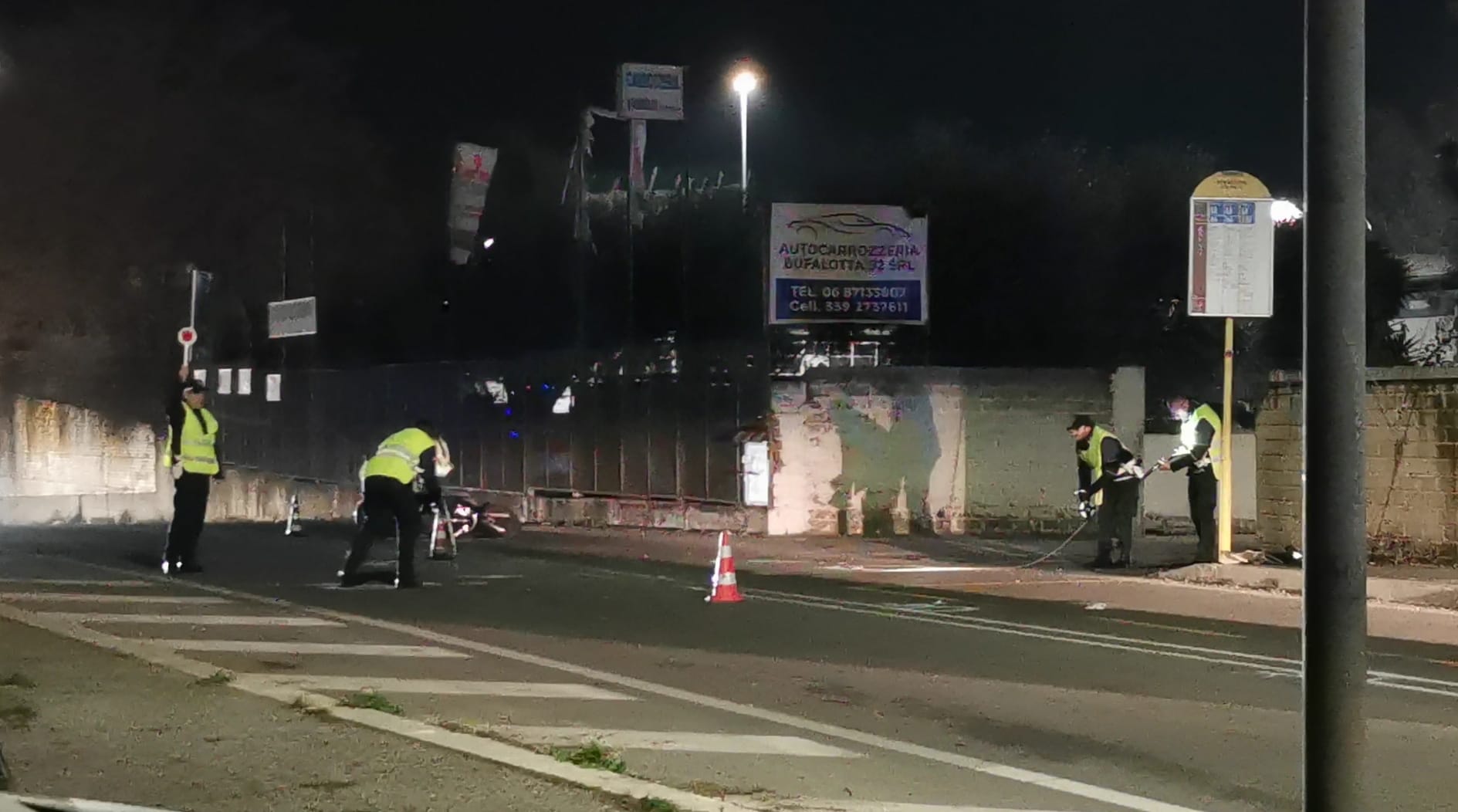 incidente stradale via della Bufalotta