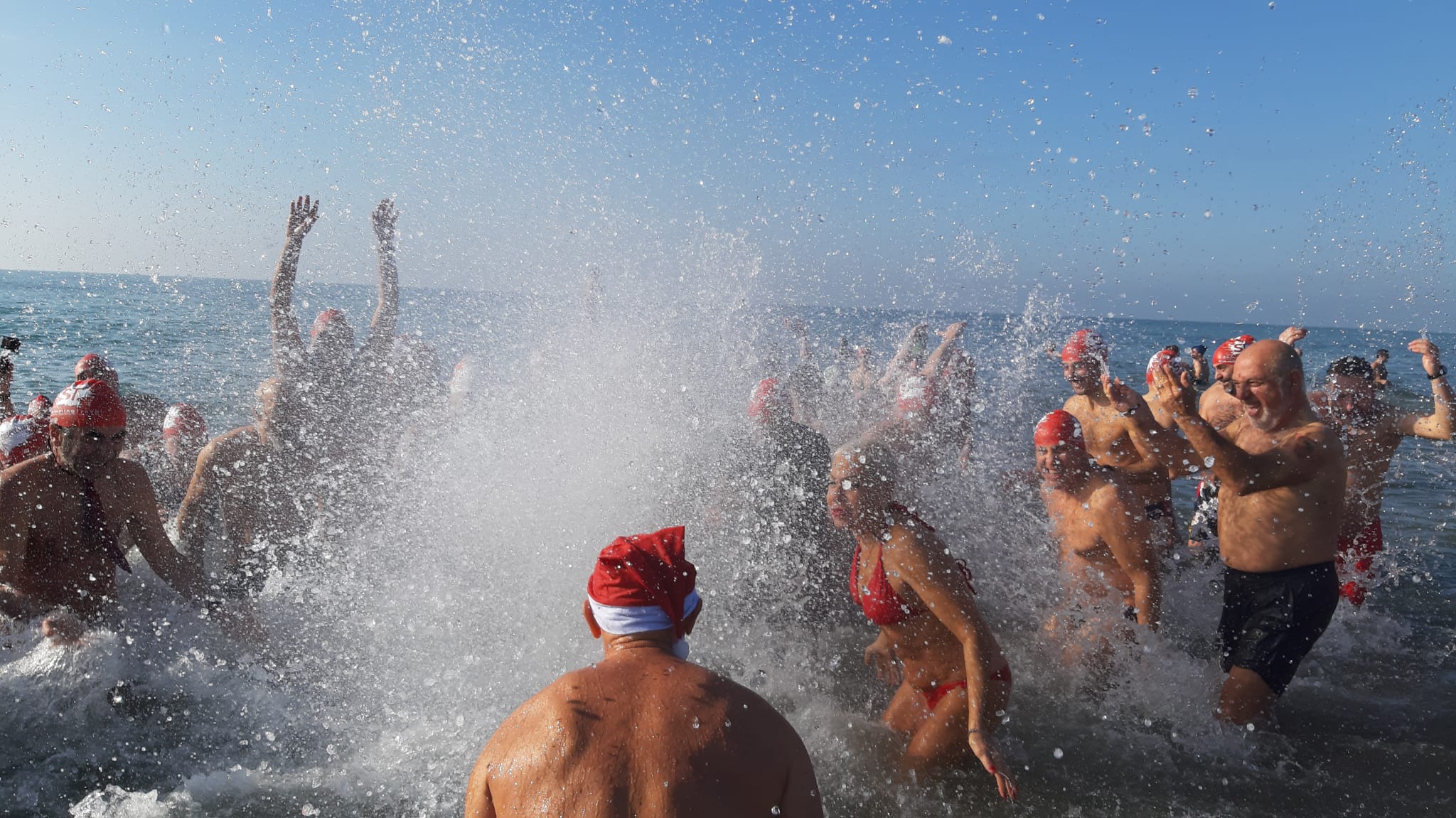 bagno di Capodanno a Ostia