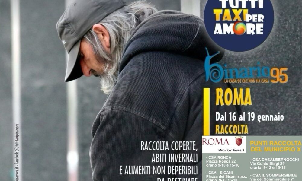 Raccolta coperte e cappotti nel X Municipio