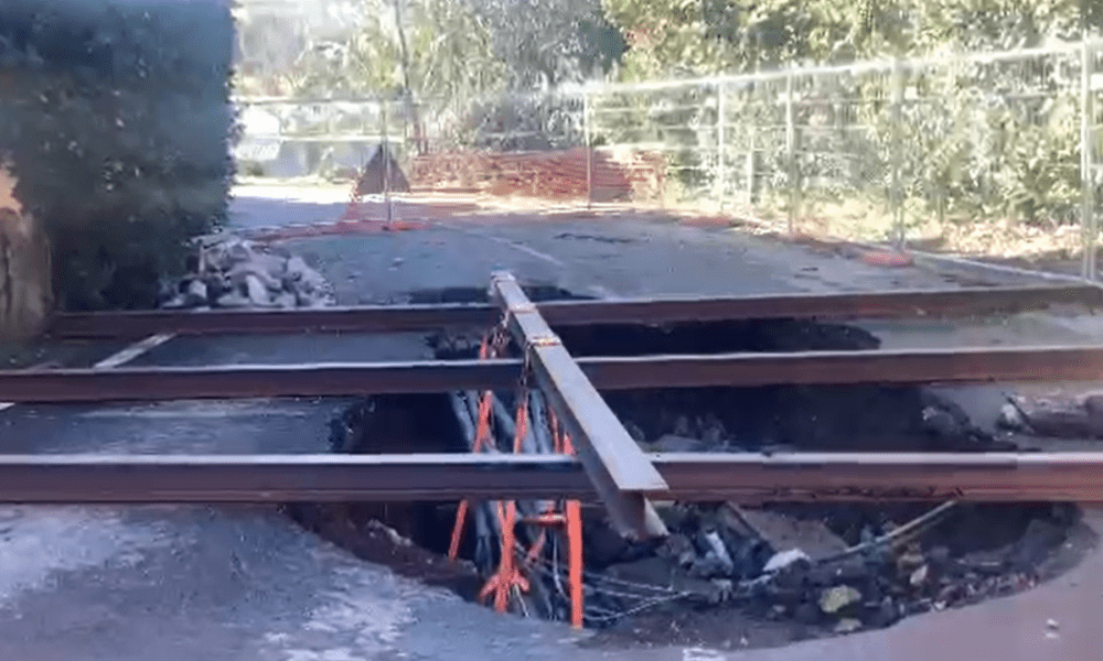 voragine via della magliana roma