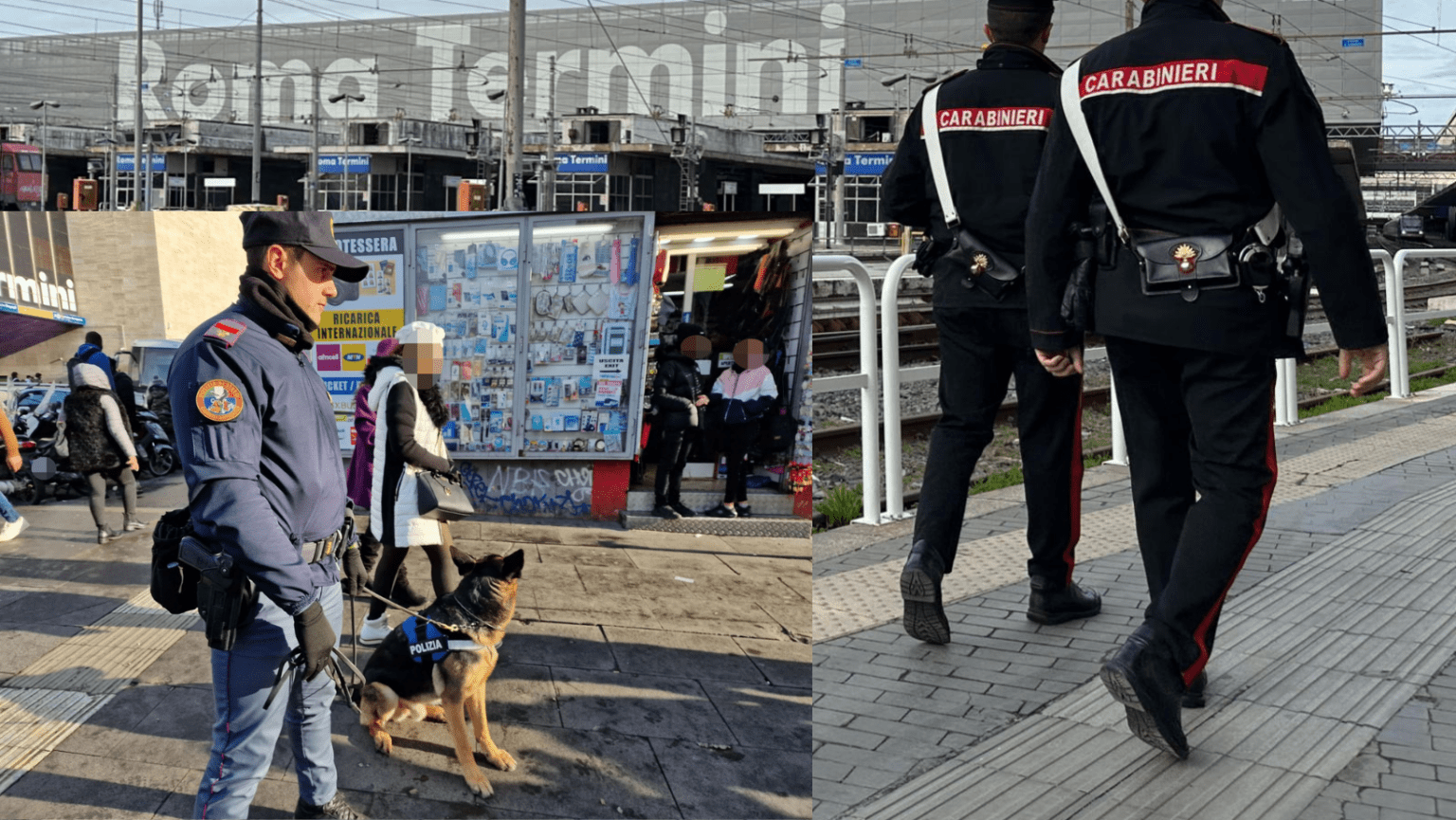 Stazione termini, sicurezza: la direttiva di Piantedosi