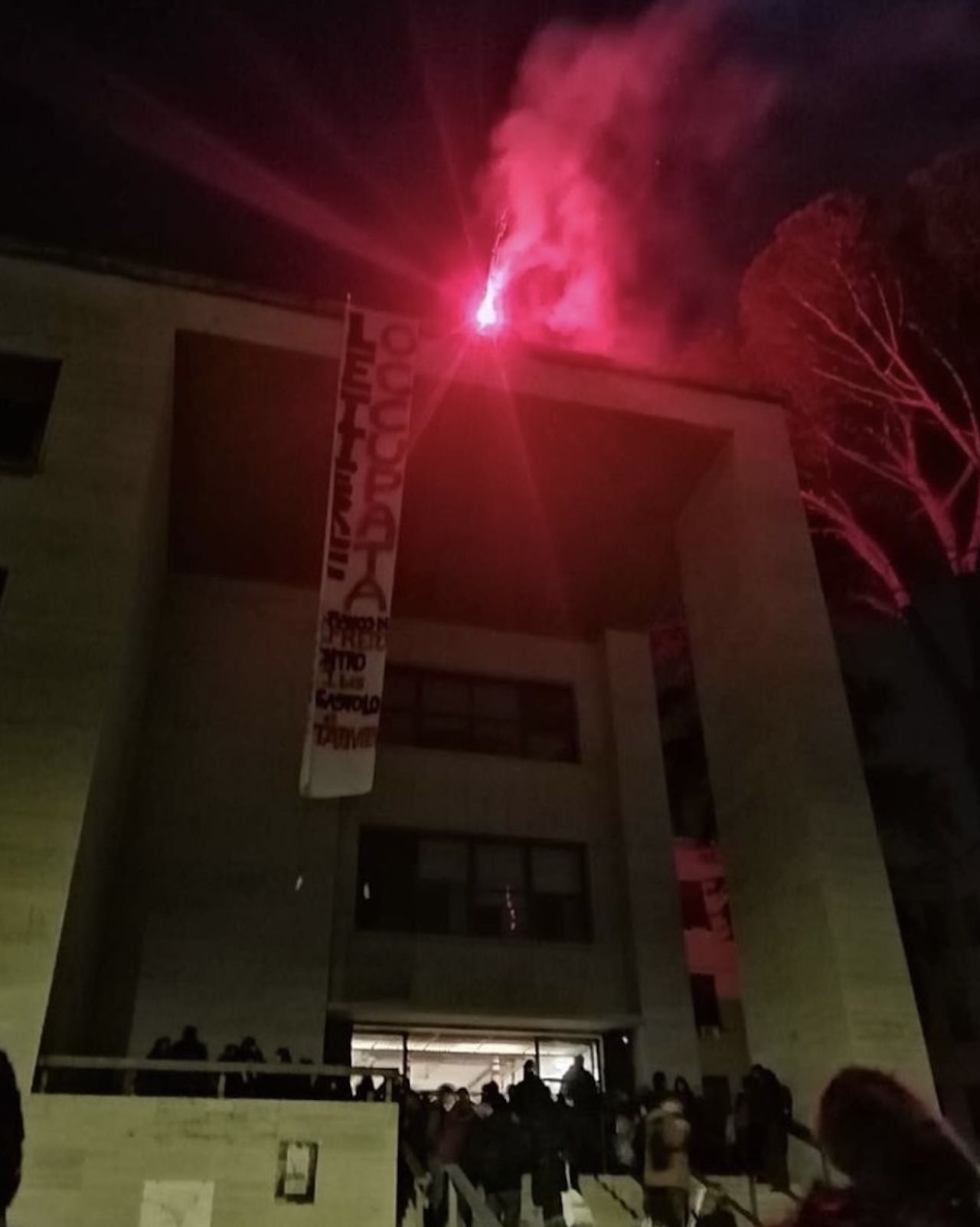 Facoltà di lettere occupata