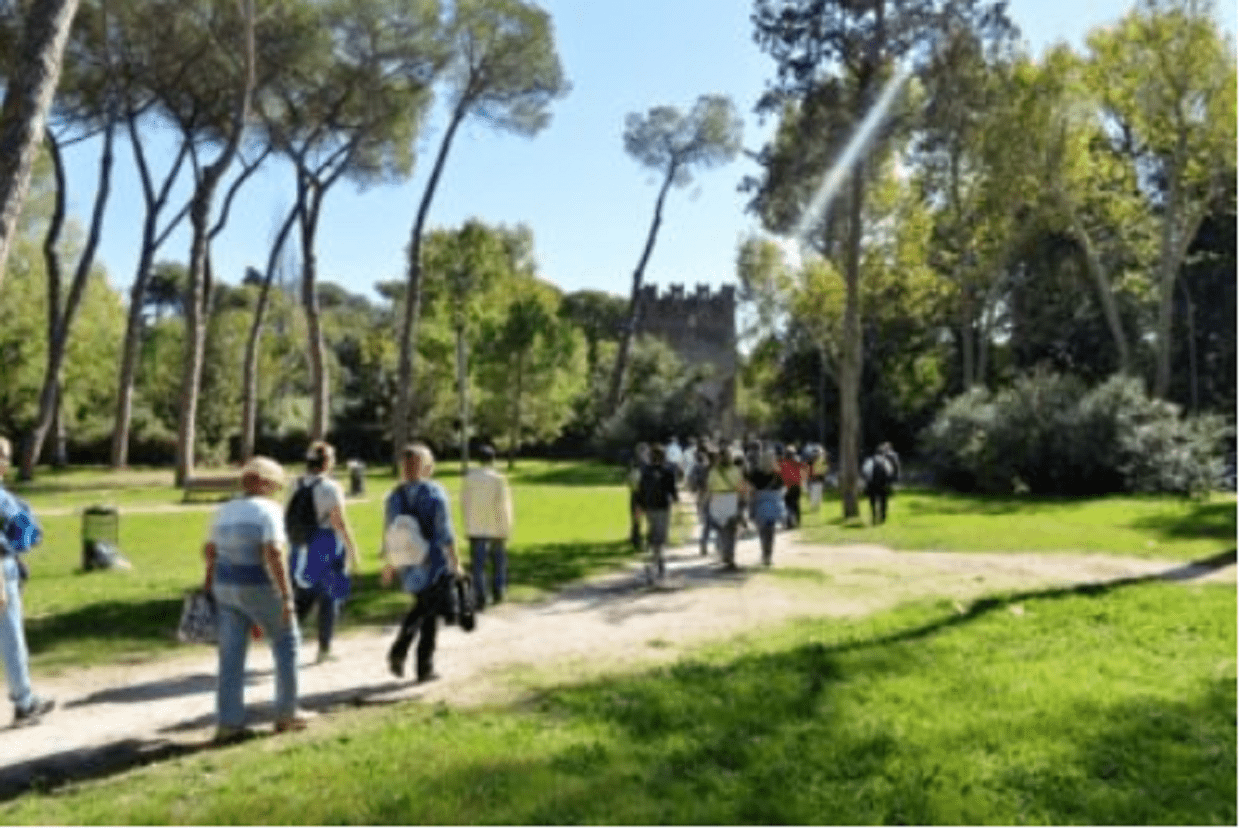 visite guidate e trekking nelle ville e nei parchi di Roma