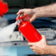auto in fiamme