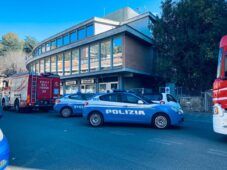 Incendio palazzina Eur