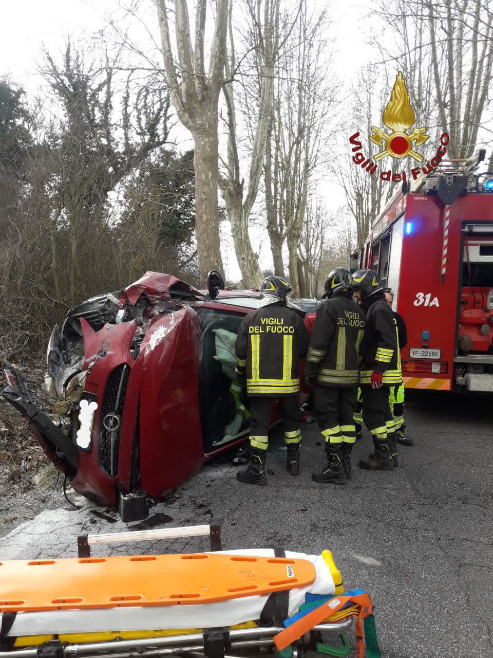 incidente via Tiberina