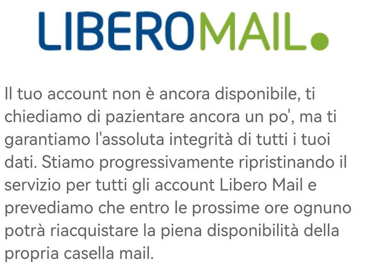 libero down oggi 3 febbraio 2023